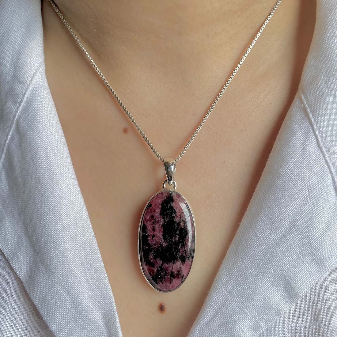Rhodonite Pendant-(RDN-P-24.)